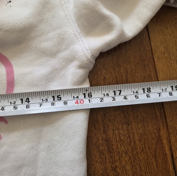 Zara Bugs Bunny Graphic White Hoodie Size 8 - Picture 7 of 8